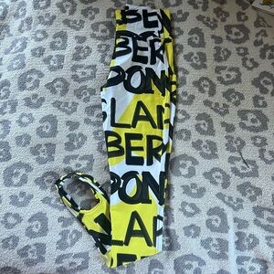 Burberry London graffiti stirrup leggings